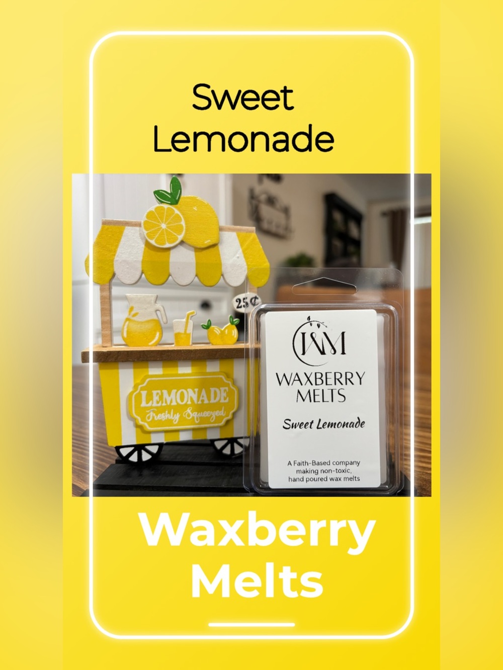 Sweet Lemonade Scented Hand Poured Wax Melts